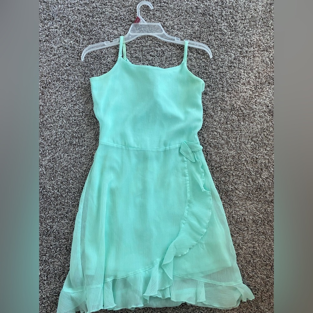 Mint Green Kids Dress